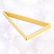 DRAFIDEEP 2-Pack Plastic Croissant Baking Molds Khaki Triangular Shape Kitchen Tool for Homemade Bread Making