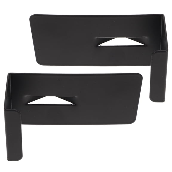 DRAFIDEEP Drafideep Lock Box Door Mount Bracket Weatherproof Iron Security Hook Black 2Pcs