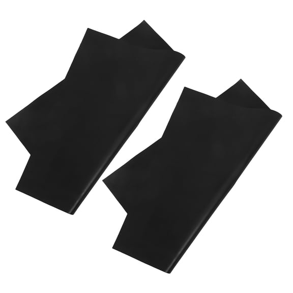 DRAFIDEEP 2pcs High Voltage Insulation Rubber Floor Mat 10kv Dark Absorbing Pad