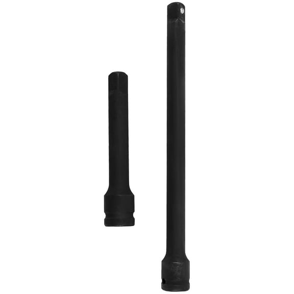 DRAFIDEEP 2Pcs Electric Wrench Extension Rods Flexible Socket Extension Bar for Household Repairs 11.8in