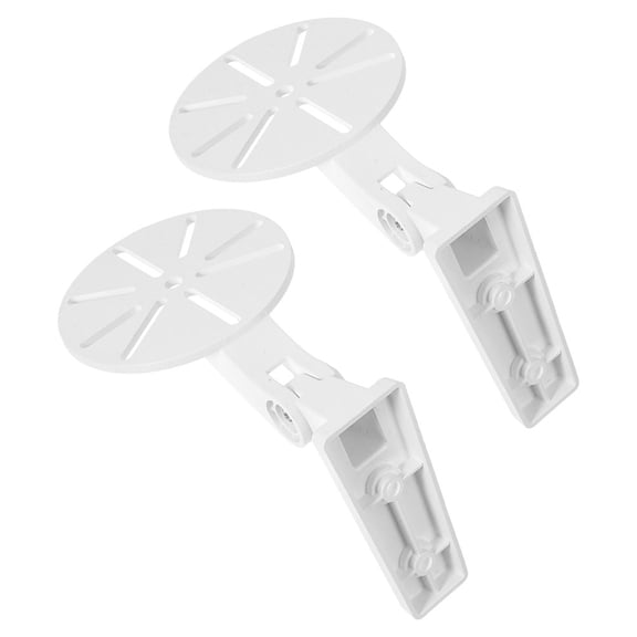 DRAFIDEEP 2-Pack No Drill Security Camera Wall Mount Brackets in White for Easy Car and Home Installation