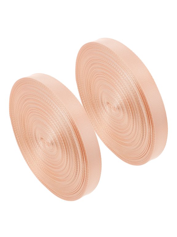 2-Pack Khaki Pointe Shoe Elastic Straps, Comfortable Stretch Bands for Ballet, Dance, and Performance
