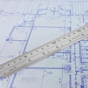 DRAFIDEEP 2-Pack Stainless Steel Double-Sided Ruler for Precise Measuring and Accurate Marking, Metal Measuring Tool