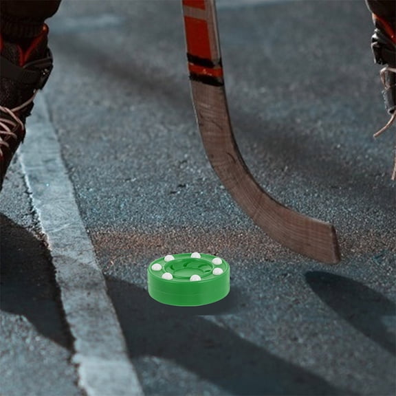 DRAFIDEEP 2-Pack Roller Hockey Pucks Plastic Training Tools for Professional Roller Skating Practice and Skill Development