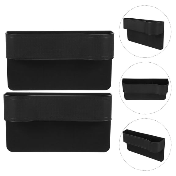 DRAFIDEEP 2Pcs Side Storage Pockets for Car Console and Interior Organization
