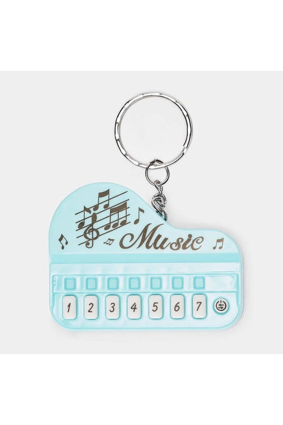 2-Pack Sky Piano Keyboard Keychain, Multi-Functional Portable Key for Bags and Accessories