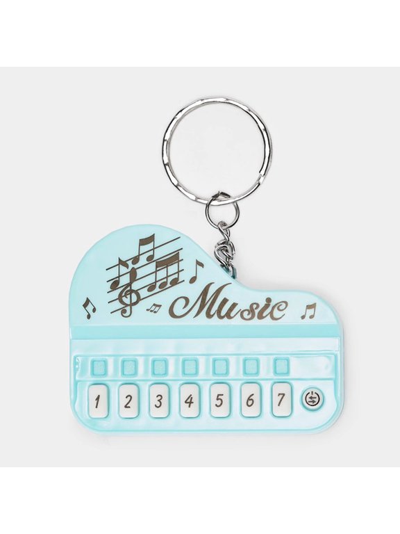 2-Pack Sky Piano Keyboard Keychain, Multi-Functional Portable Key for Bags and Accessories