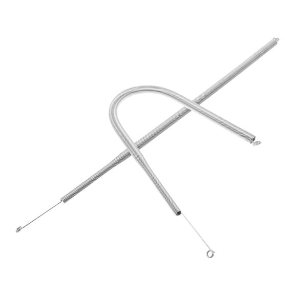 DRAFIDEEP 2Pcs Stainless Steel Automatic Door Pull Spring with Hook for Storm Door and Cabinet Use