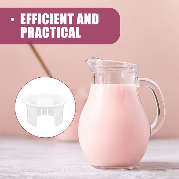 DRAFIDEEP 2-Pack White Plastic Replacement Water Pitcher Lids for Household Jugs with Wear-Resistant Texture