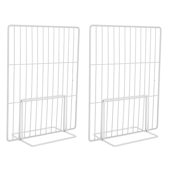 DRAFIDEEP 2Pcs White Refrigerator Shelf Divider Adjustable Mesh Panel for Freezer Organizer