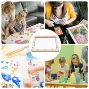 DRAFIDEEP Wooden Paper Making Kit Assorted Color DIY Craft Tools Easy to Use 2Pcs