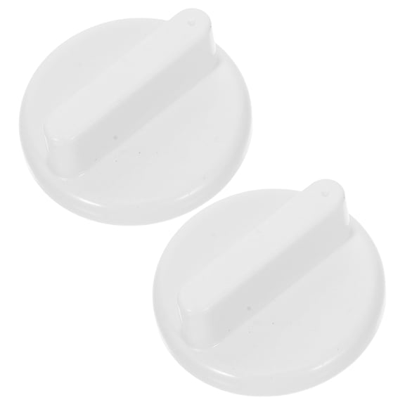 DRAFIDEEP 2-Pack Plastic Refrigerator Thermostat Knobs with Clear Markings Replacement for Home Appliances
