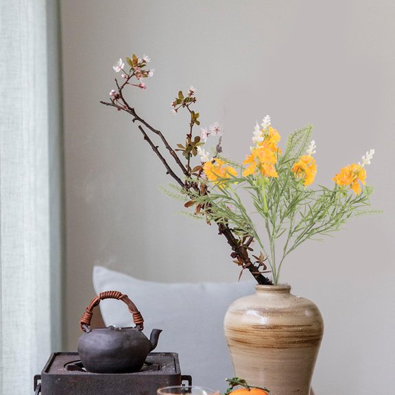 DRAFIDEEP 2pcs Wedding Scene Layout Prop Faux Flower Bouquet Multi Decorative For Homeowners