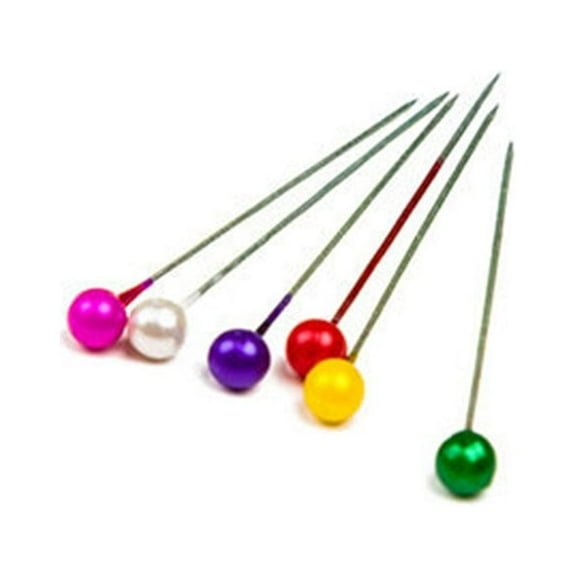 DRAFIDEEP 3 Boxes Bead Tailoring Pins Sewing Accessories Metal Prom Wedding Anniversary Party Assorted Color