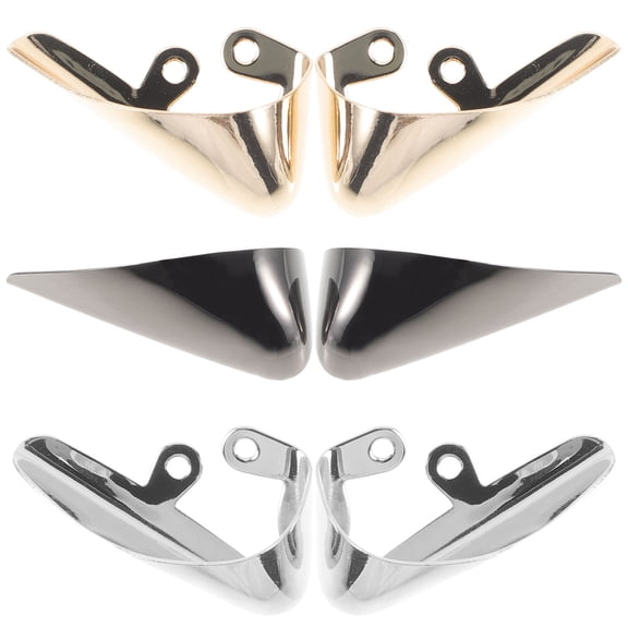 DRAFIDEEP 3 Pairs Shoe Pointed Protectors Iron High Heel Tip Covers for Women