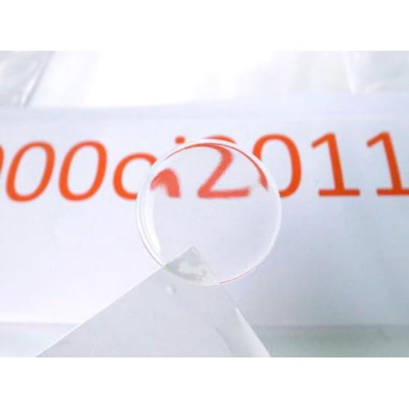 DRAFIDEEP 300 Pieces Clear Transparent Circle Resin Stickers, Self-Adhesive Epoxy Decals for Crafting and Projects
