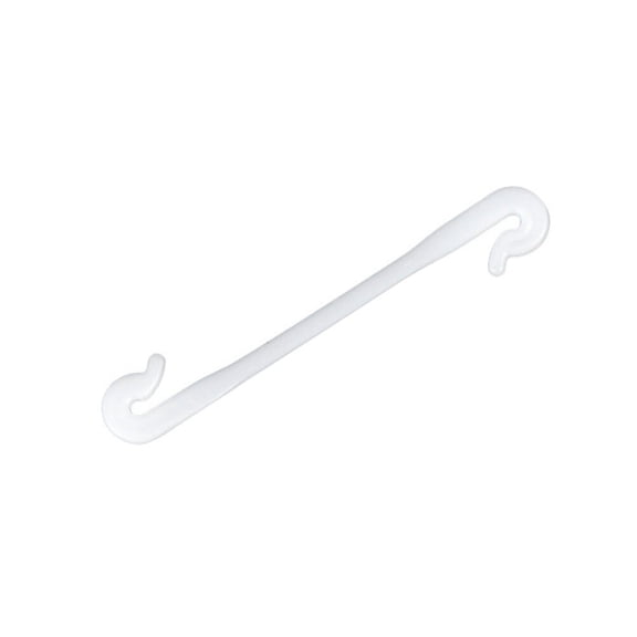 DRAFIDEEP 300pcs White Plastic Grafting Clips for Garden Plant Support and Horticulture Care