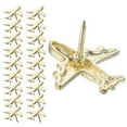 thumbnail image 1 of DRAFIDEEP 30Pcs Cartoon Push Pin Metal Airplane Shape for DIY Projects, 1 of 8