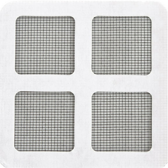 DRAFIDEEP 30Pcs Grey Square Screen Repair Patch for Home and Office 10X4In