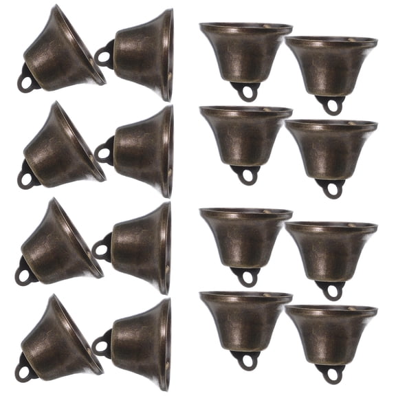 DRAFIDEEP 30-Piece Mini Vintage Metal Bells for Door Hanging Decor, Crafts, Home Decoration, Party Supplies