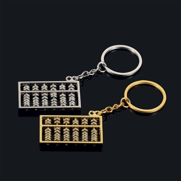 DRAFIDEEP Set of 3 Abacus Keychains and Stylish Key Holders for Bags, Backpacks, and Everyday Use
