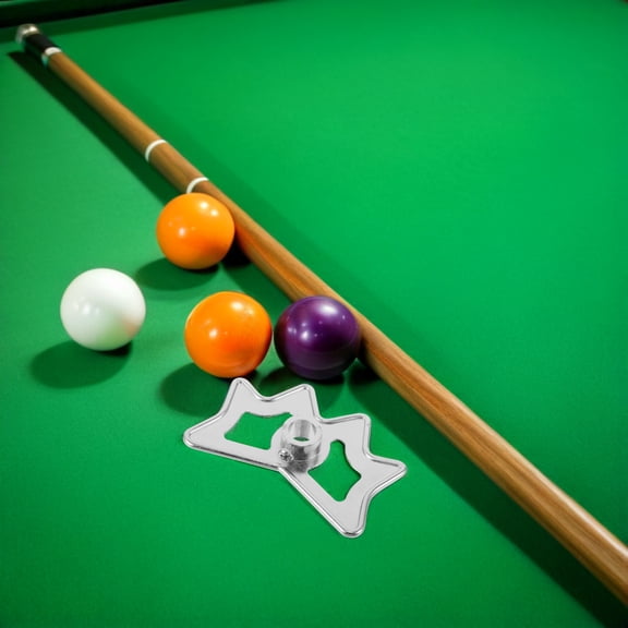 OUNONA Metal Pool Bridge , Sturdy and Portable Billiard Accessory, 3 Pieces for Cue Sports