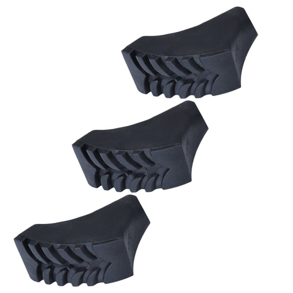 DRAFIDEEP 3Pcs Protection Rubber Cover for Trekking Poles and Hiking Sticks with Simple Design