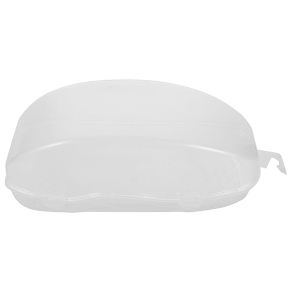 OUNONA Transparent Plastic Goggle Protector Case for Swim and Ski 3Pcs