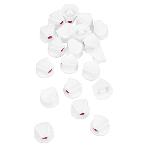 DRAFIDEEP 40pcs Touch-ups Spray Bottle Nozzle Replacement Spray Paint Caps PE White for Professionals