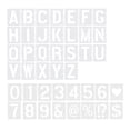 thumbnail image 1 of DRAFIDEEP 42Pcs Delicate Letter Stencils 2-Inch Templates For Wall Painting Hobbyists Diy Projects, 1 of 6