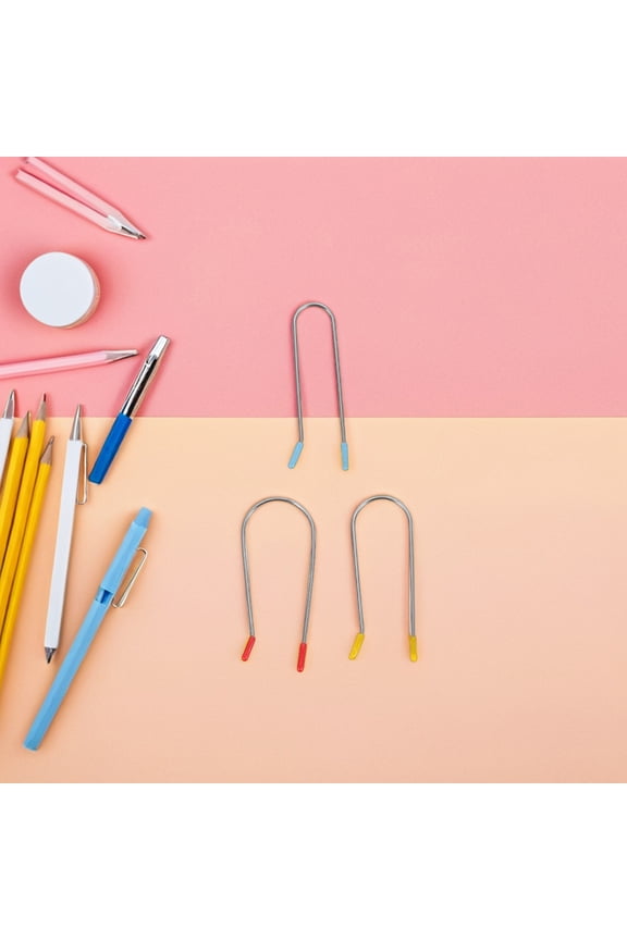 48Pcs Hot Roller Clips with U Shape Design Assorted Color Hair Roller Pins for Secure Curls