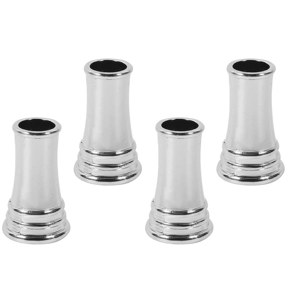 DRAFIDEEP Fine Craft Copper Pen Rest Stand Plated Silver for Home Office 4Pcs