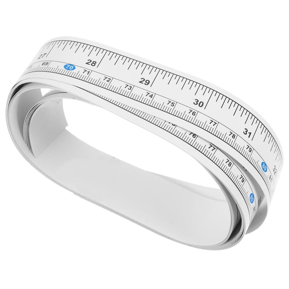 DRAFIDEEP 4Pcs Dual Scales Fish Measuring Ruler Compact and Lightweight 92.00X2.80X0.10CM