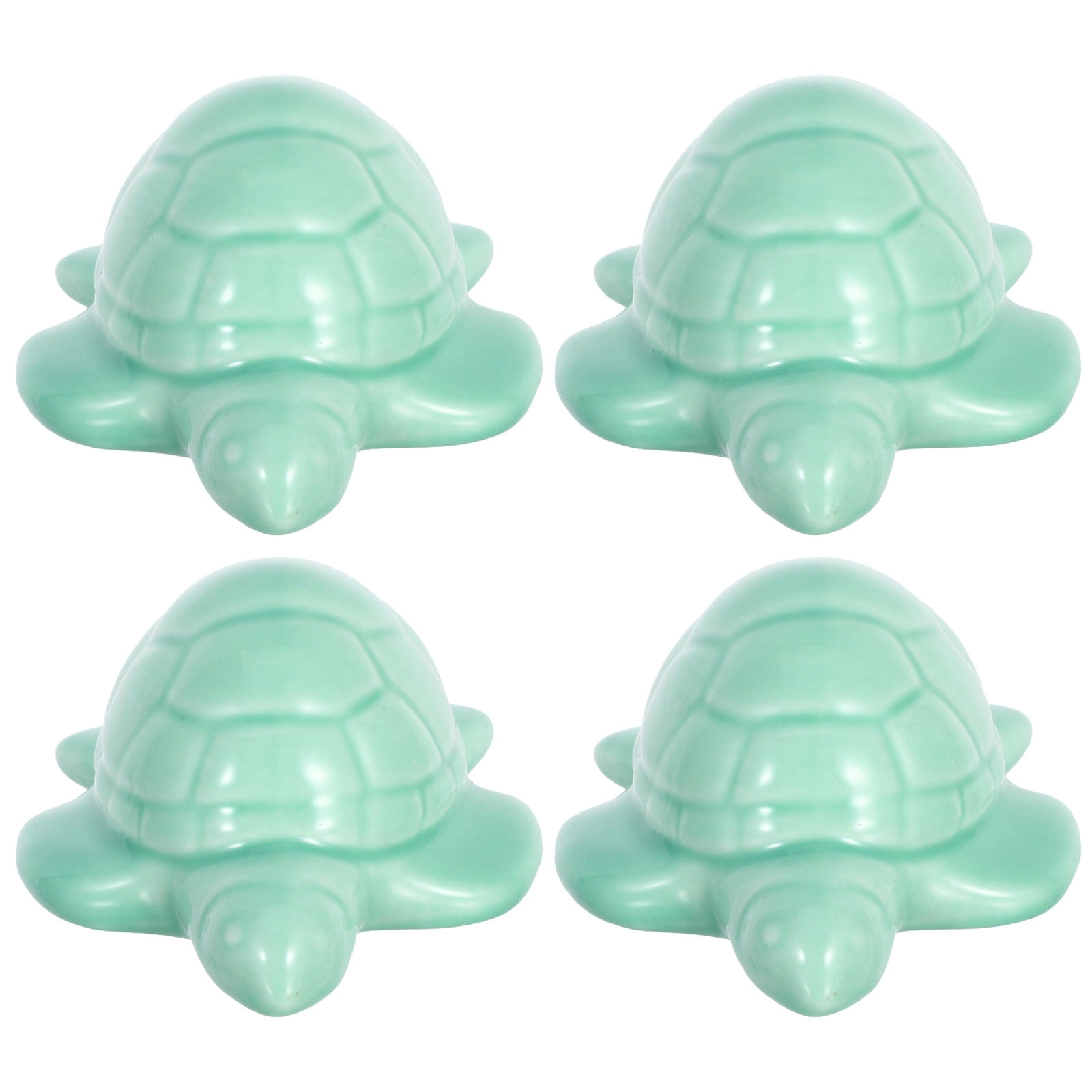 DRAFIDEEP 4Pcs Light Green Ceramic Toilet Bolt Covers with Sea Turtle ...