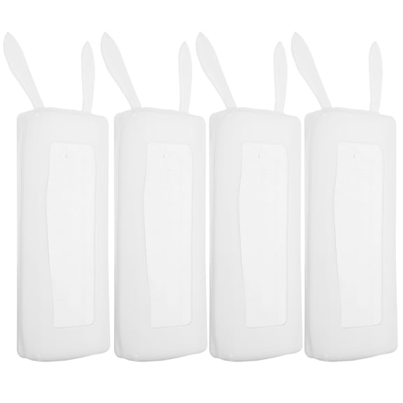 DRAFIDEEP 4-Pack Silicone Shape Remote Covers, Protective Case for TV and Device Controllers
