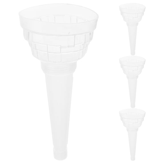DRAFIDEEP 4-Piece Oil Funnel Set with Removable Caps for Easy Pouring and Clean Drainage