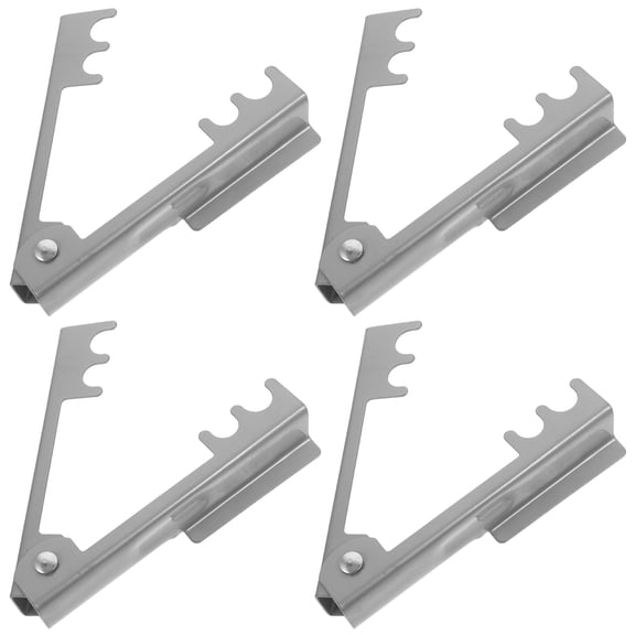 DRAFIDEEP 4Pcs Rose Plier for Flower Cleaning and Diy Projects Silver Iron