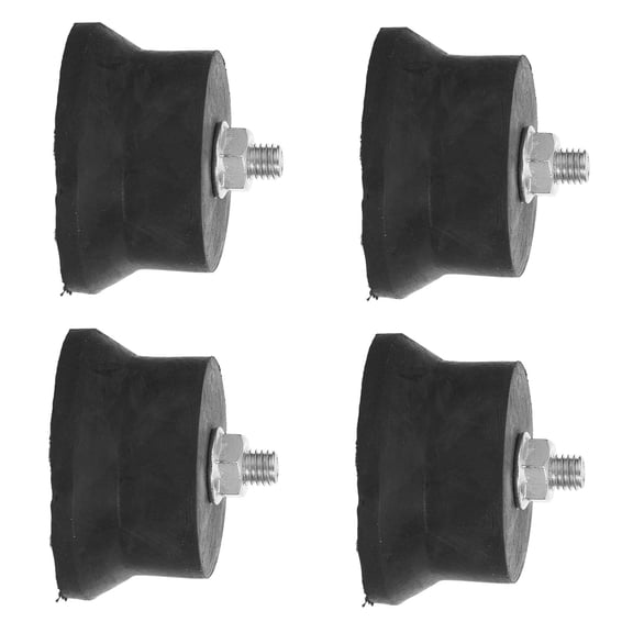 DRAFIDEEP 4Pcs Rubber Anti Vibration Pads for Air Compressor with Shock Absorber and Stable Mounting