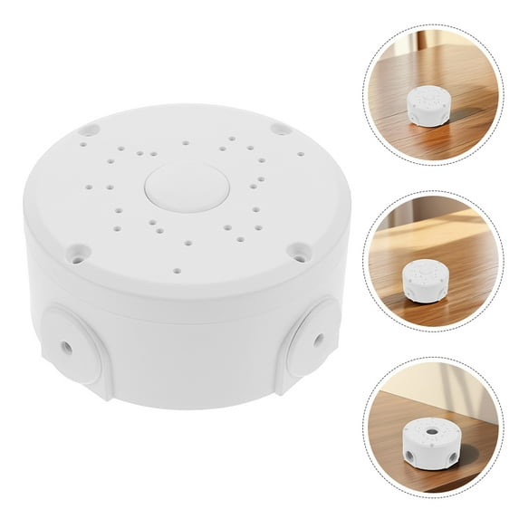 DRAFIDEEP 4-Pack White Weatherproof Outdoor Electrical Junction Box for Cable Storage and Mounting