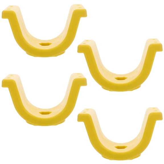 OUNONA 4-Pack Weatherproof Tie Mount Cable Organizer Clips for Indoor Outdoor Use, Cable Management Solution