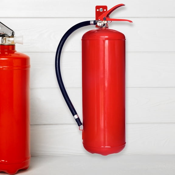 DRAFIDEEP 4-Pack Red Metal Fire Extinguisher Boxes for Wall Mounting, Durable Wall Installation Safety Storage