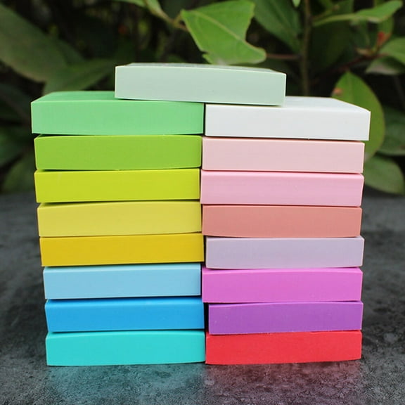 DRAFIDEEP 5 Pcs Bright Color Rubber Stamps Brick for Invitation Cards Students TPR