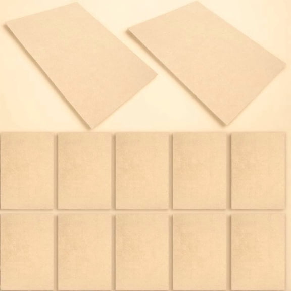 DRAFIDEEP 50Pcs Khaki A4 Writing Paper Retro Parchment Letter Paper Unbleached for Printing