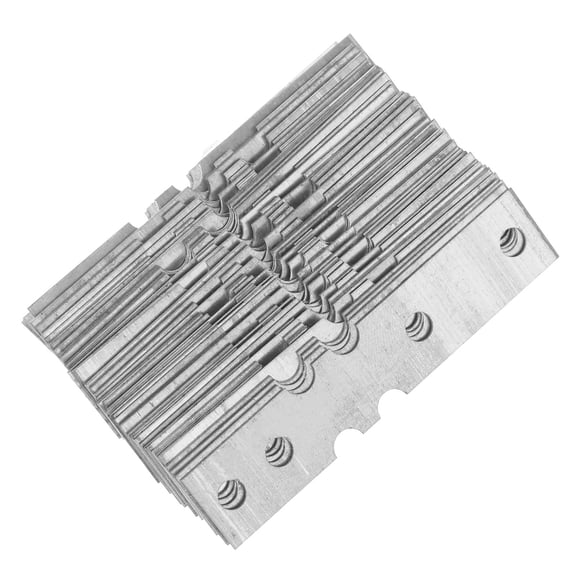 DRAFIDEEP 50Pcs Plated Silver Metal Mending Braces for Doors Flat Connecting Plates with Holes
