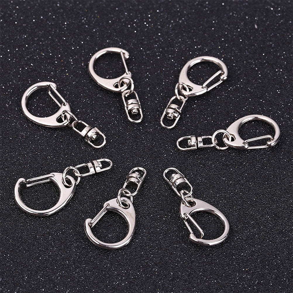 Pradeep Keychain DRAFIDEEP 50Set Keychain for Purse and Bag Decoration in Silver Metal ...