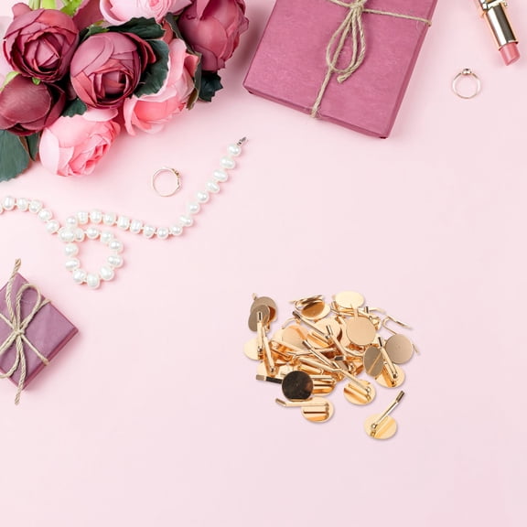 DRAFIDEEP 50pcs Vintage Design Bun Makers for Women's Hair with U Shaped Pin for DIY Enthusiasts