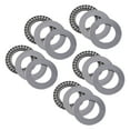 thumbnail image 1 of DRAFIDEEP 5Pcs High Temperature Bearing Steel Thrust Needle Roller Bearings Heat Tolerance 1.7x1.7x0.2in, 1 of 8