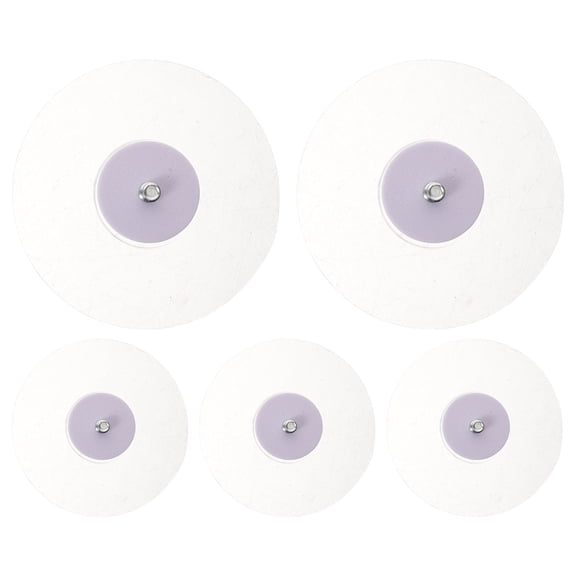 DRAFIDEEP 5Pcs 1/4 Threaded Screw Self Adhesive Security Camera Mount Bases No Drill Installation