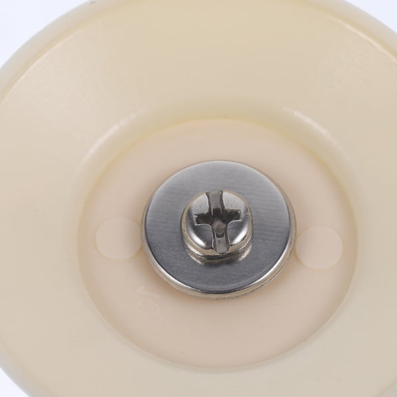 DRAFIDEEP 6-Pack Beige Plastic Knobs for Pot Lids, Universal Replacement Handles for Kitchen Cookware and Steaming Pots