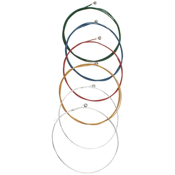 DRAFIDEEP 6 x Strings Folk Guitar Strings for Practice Diameter 0.25mm to 1.19mm